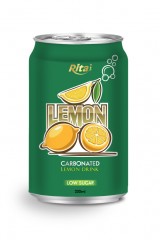 330ml carbonated lemon drink low sugar